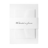 Elegant beslist over de altijd kalligrafiefont uitnodigingen wikkel (Voorkant Voorbeeld)