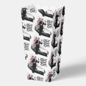 elegant Best Dad Ever Label Dad's Popcorn Bedankdoosjes (Achterkant)