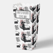  elegant Best Dad Ever Label Dad's Popcorn Bedankdoosjes (Voorkant)