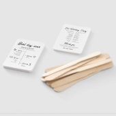 Elegant Best Day Ever Trouwdag Tijdlijn Programma Handwaaier (Niet-gemonteerd)