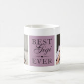 Elegant Best Gigi Ever Paars Photo Koffiemok (Center)