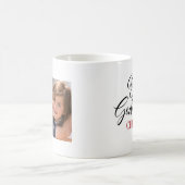 Elegant Best Godmoeder Kerstmis Foto Coffee Mok (Center)