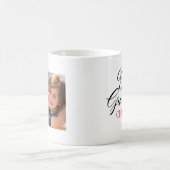 Elegant Best Grandma Kerstmis Photo Coffee Mok (Center)