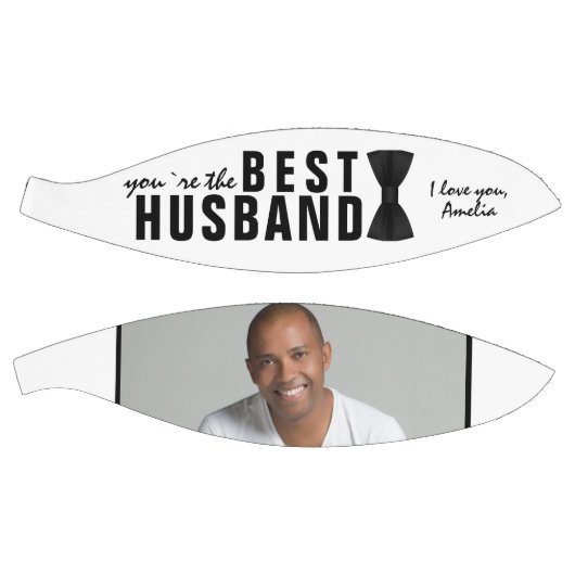 Elegant Best Husband Black Bow Stropdas Basketbal (Panelen)