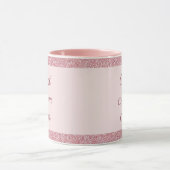 Elegant Best Ma Ever Roos Gold Glitter Sjabloon Mok (Midden)