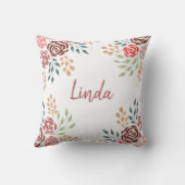 Elegant Best Mam Ever Floral Moederdag Kussen (Achterkant)