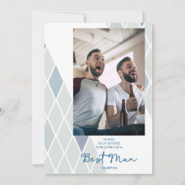 Elegant Best Man Abstract Photo Sophisticated