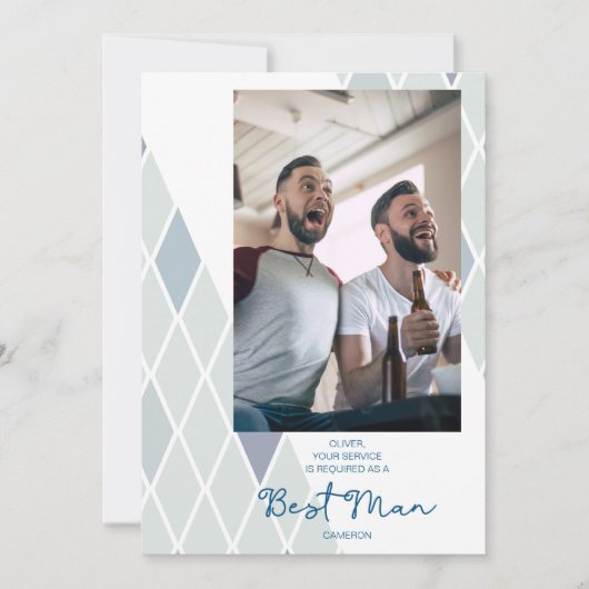 Elegant Best Man Abstract Photo Sophisticated (Voorkant)