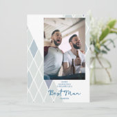 Elegant Best Man Abstract Photo Sophisticated (Staand voorkant)