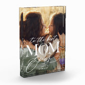 Elegant Best Mom Ever Collage Mothers Day keepsake Fotoblokken (Links)