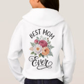 Elegant Beste Moeder Ooit Bloemboeket Waterverf (Achterkant)