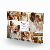 Elegant Beste Moeder Ooit Typografie Schattige Fot Fotoblokken (Rechts)