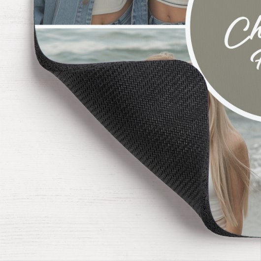  Elegant Beste Vrienden 4 Fotocollage Muismat (Hoek)