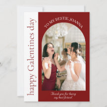 Elegant Beste Vrienden Galentines dag Bestie foto