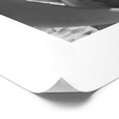 Elegant beste vrienden voor altijd 6 fotocollage poster (Hoek)