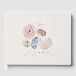 Elegant Bestemming Strand Bruiloft Gastenboek