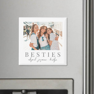 Elegant Besties Beste Vriend Foto Magneet