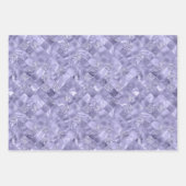 elegant betegeld paars kerstpatroon inpakpapier vel (Voorkant 2)