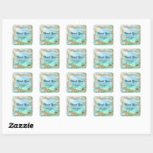 Elegant betoverd onder de Zeeen strand Stickers (Vel)