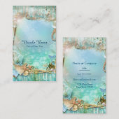 Elegant betoverd Zee strand Tropisch Visitekaartje (Voorkant / Achterkant)