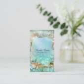 Elegant betoverd Zee strand Tropisch Visitekaartje (Staand voorkant)