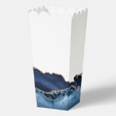 Elegant Bevestigingskruis Navyblauw Goud Popcorn Bedankdoosjes (Achterkant)