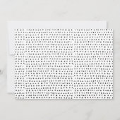 Elegant Bewaar de Date kalligrafie fotokaart Save The Date (Achterkant)