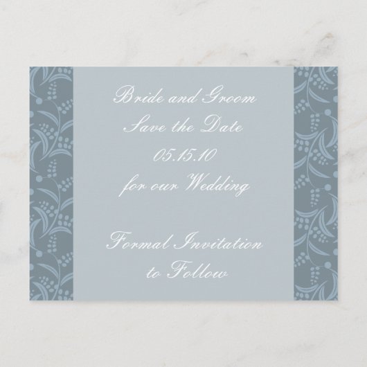 Elegant Bewaar de datum Briefkaarten (Achterkant)