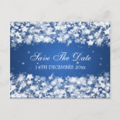 Elegant Bewaar de datum Duizelingwekkende sterren  Aankondigingskaart (Voorkant)