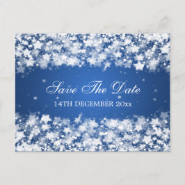 Elegant Bewaar de datum Duizelingwekkende sterren  Aankondigingskaart