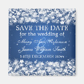 Elegant Bewaar de datum Duizelingwekkende sterren  Magneet (Voorkant)