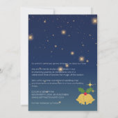 Elegant Bewaar de datum Kerstmis Bruiloft Kaart (Achterkant)