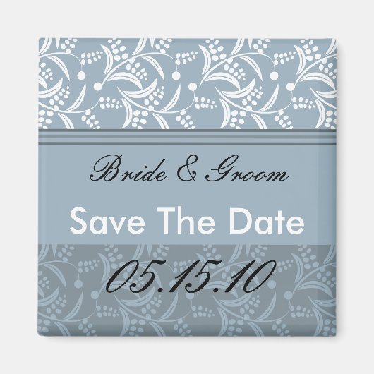 Elegant Bewaar de datum magneten. Magneet (Voorkant)