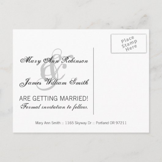 Elegant Bewaar de datumsleutel van mijn hart rood Aankondigingskaart (Achterkant)