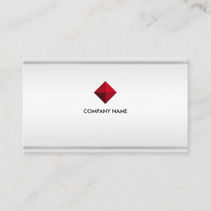 Elegant bewerkbaar logo op zilverkleurige tinten e visitekaartje
