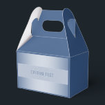 Elegant bewerkbaar monogramschrift | Blauw Bedankdoosjes<br><div class="desc">Volledig aanpasbaar & elegant monogramontwerp,  bewerk naar wens!</div>