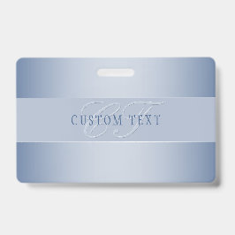 Elegant bewerkbaar monogramschrift schrijven | Bla Badge