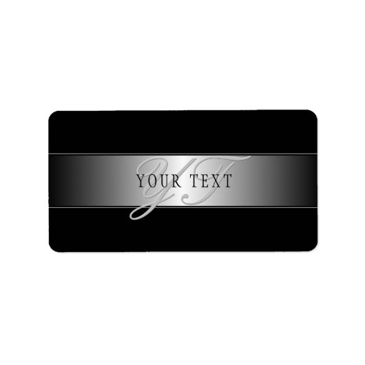 Elegant bewerkbaar monogramschrift schrijven | Bla Etiket (Voorkant)