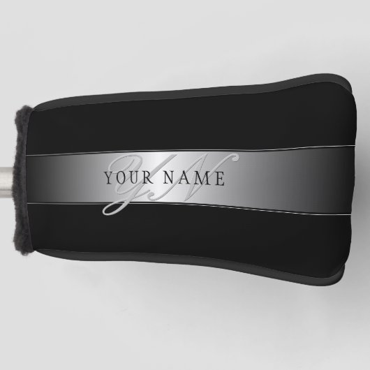 Elegant bewerkbaar monogramschrift schrijven | Bla Golfheadcover (Voorkant)