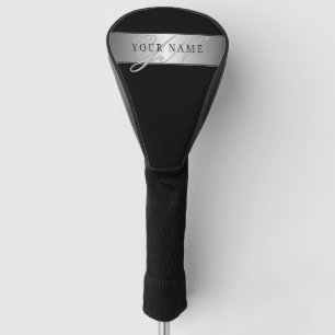 Elegant bewerkbaar monogramschrift schrijven   Bla Golfheadcover