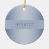 Elegant bewerkbaar monogramschrift schrijven | Bla Keramisch Ornament (Voorkant)