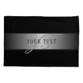 Elegant bewerkbaar monogramschrift schrijven | Bla Kussensloop (Achterkant)