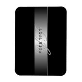 Elegant bewerkbaar monogramschrift schrijven | Bla Magneet (Verticaal)