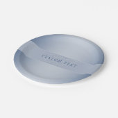 Elegant bewerkbaar monogramschrift schrijven | Bla Papieren Bordje (Gekanteld)