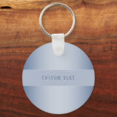 Elegant bewerkbaar monogramschrift schrijven | Bla Sleutelhanger (Achterkant)