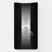 Elegant bewerkbaar monogramschrift schrijven | Bla Spandoek (Verticaal)