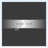 Elegant bewerkbaar monogramschrift schrijven | Bla Sticker