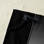 Elegant bewerkbaar monogramschrift schrijven | Bla Strandlaken (In situ)