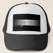 Elegant bewerkbaar monogramschrift schrijven | Bla Trucker Pet (Voorkant)