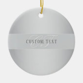 Elegant bewerkbaar monogramschrift schrijven | Gre Keramisch Ornament (Voorkant)